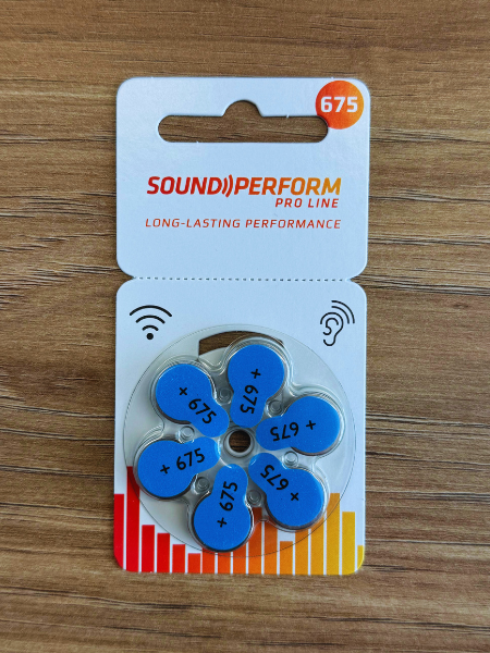 Size 675 Hearing Aid Batteries