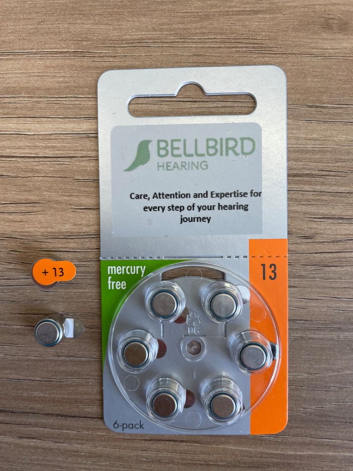 Size 13 Hearing Aid Batteries